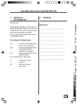 Предварительный просмотр 19 страницы Sawo ASV 3 Assembling Instructions Operating Instructions