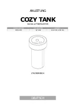 Sawo COZY TANK Manual предпросмотр