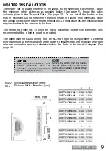 Preview for 9 page of Sawo HEATERKING DRFT12-150Ni-WL Manual