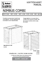Sawo NIMBUS COMBI Manual preview