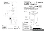 Sawo SAVONIA Manual preview