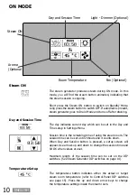 Предварительный просмотр 10 страницы Sawo STAINLESS STEEL TOUCH CONTROL Manual