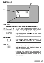 Предварительный просмотр 13 страницы Sawo STAINLESS STEEL TOUCH CONTROL Manual