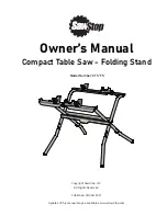 SawStop CTS-FS Owner'S Manual preview