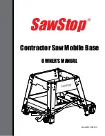 SawStop MB-CNS-000 Owner'S Manual предпросмотр