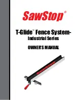 Предварительный просмотр 1 страницы SawStop T-Glide Industrial Series Owner'S Manual