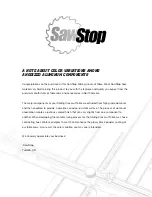 Preview for 2 page of SawStop TGA-GA48 Installation Manual