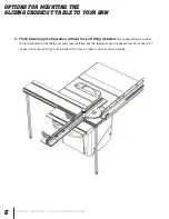 Предварительный просмотр 8 страницы SawStop TGA-GA48 Installation Manual