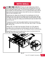 Preview for 33 page of SawStop TSA-FOT Owner'S Manual