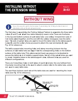 Preview for 38 page of SawStop TSA-FOT Owner'S Manual