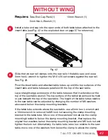 Preview for 47 page of SawStop TSA-FOT Owner'S Manual