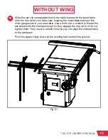 Preview for 53 page of SawStop TSA-FOT Owner'S Manual