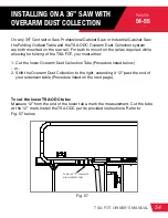 Preview for 59 page of SawStop TSA-FOT Owner'S Manual