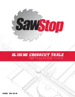 Preview for 1 page of SawStop tsa-sa48 Installation Manual