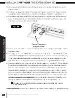 Preview for 22 page of SawStop tsa-sa48 Installation Manual