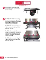 Preview for 74 page of SawStop TSA-SA70 Owner'S Manual