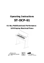 Предварительный просмотр 1 страницы SAWTOOTH ST-DCP-61 Operating Instructions Manual