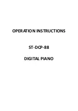 Предварительный просмотр 1 страницы SAWTOOTH ST-DCP-88 Operating Instructions Manual