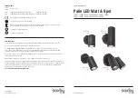 Preview for 1 page of Saxby Lighting 13801 Instruction Manual