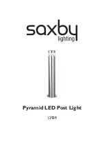 Preview for 1 page of Saxby Lighting 13929 Manual