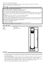 Preview for 2 page of Saxby Lighting 13929 Manual