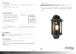 Preview for 1 page of Saxby Lighting 1818S Instruction Leaflet