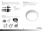 Saxby Lighting 74824 Instruction Leaflet preview