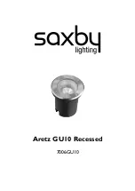 Preview for 1 page of Saxby Lighting Aretz GU10 Recessed Manual