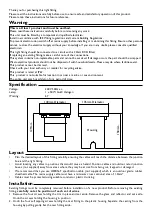 Preview for 2 page of Saxby Lighting Aretz GU10 Recessed Manual