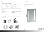 Preview for 1 page of Saxby Lighting Glimpse Wall Instruction Leaflet