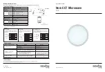 Preview for 1 page of Saxby Lighting Hero CCT Microwave 95541 Instruction Manual