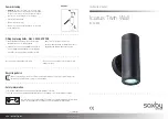 Saxby Lighting Icarus Twin Wall EL-40054 Instruction Leaflet preview