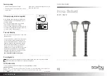 Preview for 1 page of Saxby Lighting Inova Bollard Instruction Leaflet