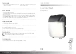 Preview for 1 page of Saxby Lighting Lucca Wall 67176 Instruction Leaflet