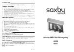 Saxby Lighting Luxway Quick Start Manual preview