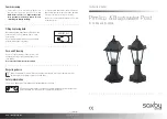 Saxby Lighting Pimlico Instruction Leaflet preview