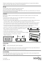 Предварительный просмотр 2 страницы Saxby Lighting Sight Plus 94347 Instruction Manual