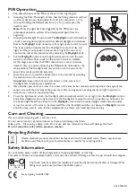 Preview for 4 page of Saxby Lighting Vanguard RP500 Manual