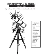 Saxon 2001EQ5 Instruction Manual preview