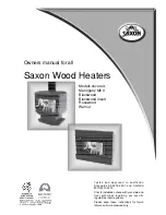 Saxon Blackwood Owner'S Manual preview