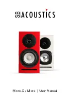 Предварительный просмотр 1 страницы SB Acoustics Micro User Manual