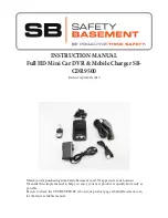 Preview for 1 page of SB CDR9500 Instruction Manual