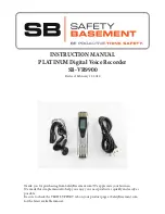 SB PLATINUM SB-VR9900 Instruction Manual preview