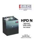 SBC HPD N Series User Manual предпросмотр