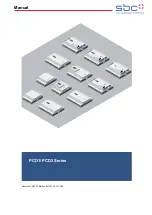 SBC PCD1 Series Manual предпросмотр