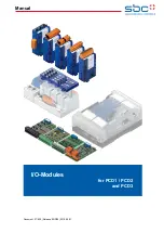 Предварительный просмотр 1 страницы SBC PCD2 Series Manual