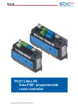 SBC PCD7.LR P5 Series Manual предпросмотр