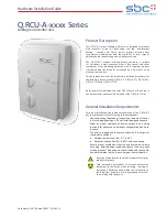 SBC Q.RCU-A Series Hardware Installation Manual предпросмотр