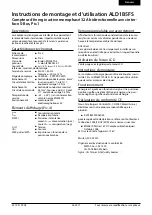 Preview for 7 page of SBC Saia PCD ALD1B5FS Assembly And Operating Instructions Manual