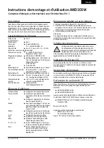 Предварительный просмотр 4 страницы SBC Saia PCD AWD3D5W Assembly And Operating Instructions Manual